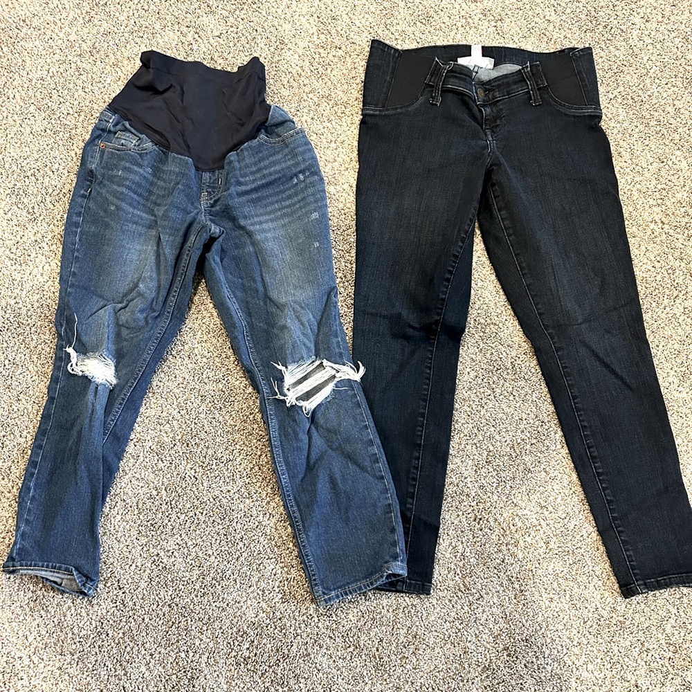 Maternity jeans- size 2